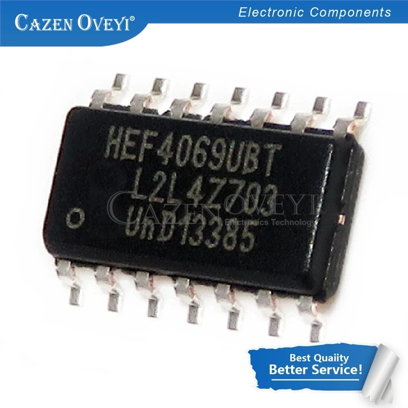 10pcs/lot HEF4027BT HEF4027 HEF4069UBT HEF4069  SOP-16 In Stock