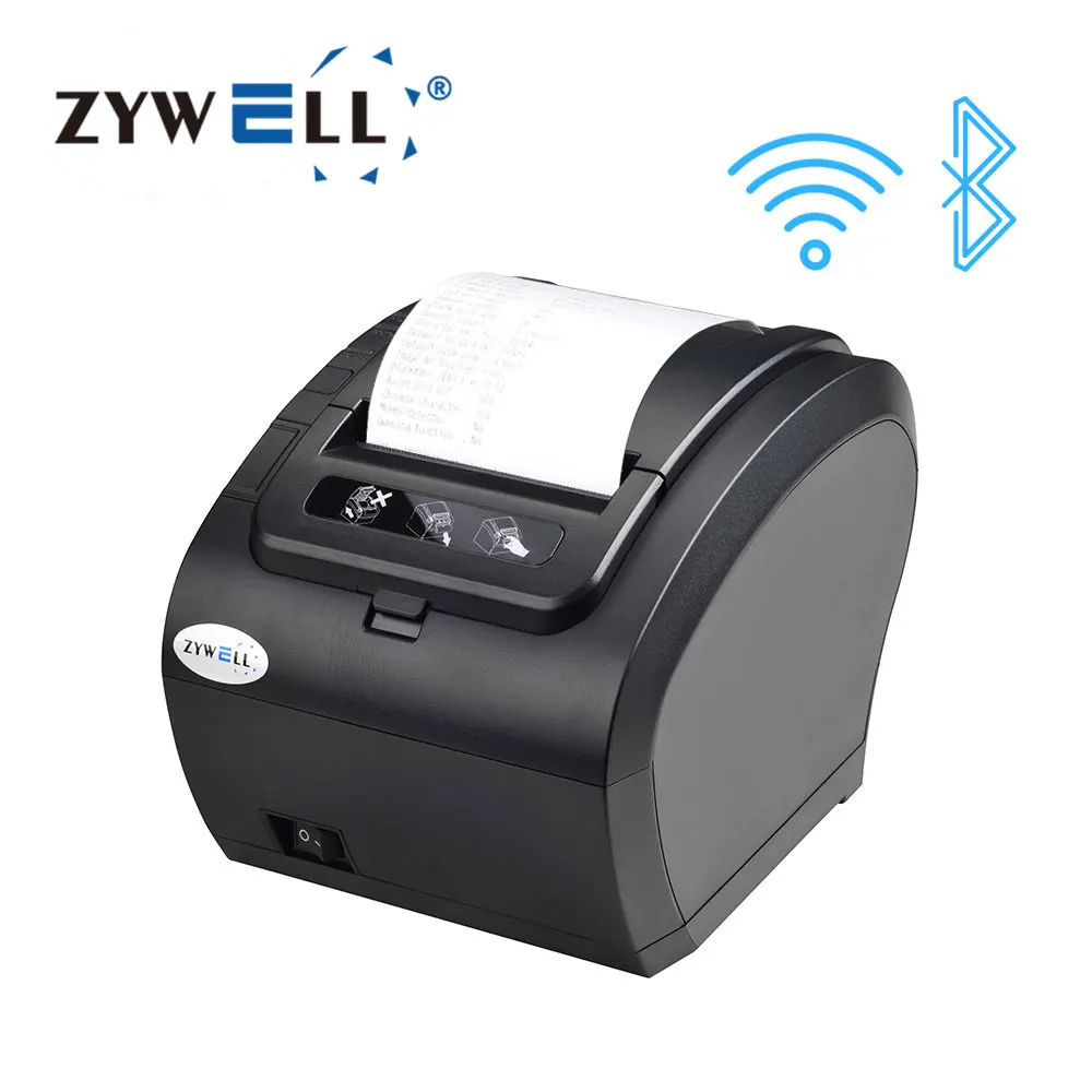 Zywell manufacturer receipt printer hotsale ZY307 inkless thermal printer 80mm pos bill printer