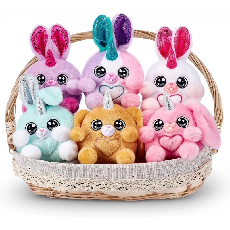 Rainbocorns Bunnycorn Surprise (2 Pack) Collectible Plush Stuffed Animal, Surprise Eggs, Stickers, Ages 3+ for Girls & Children