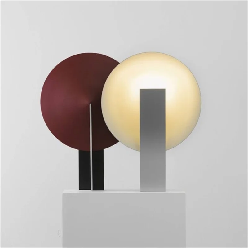 AFRA-Contemporâneo Simples LED Table Lamp, Iluminação de Mesa Colorida para Casa, Decoração Do Quarto, Sala De Estar