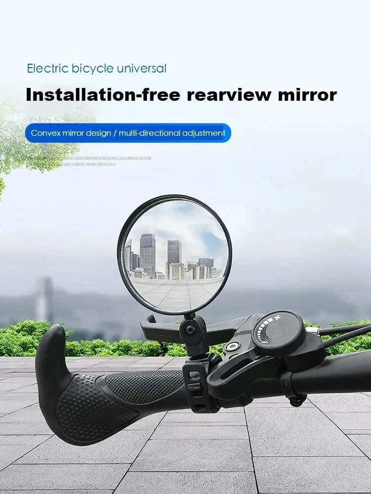 AliExpress NONE 1PC Bicycle Rearview Mirror Electric Scooter Rear View Mirror For Xiaomi Scooter Back Mirror Rearview for Ninebot Bike Accessory