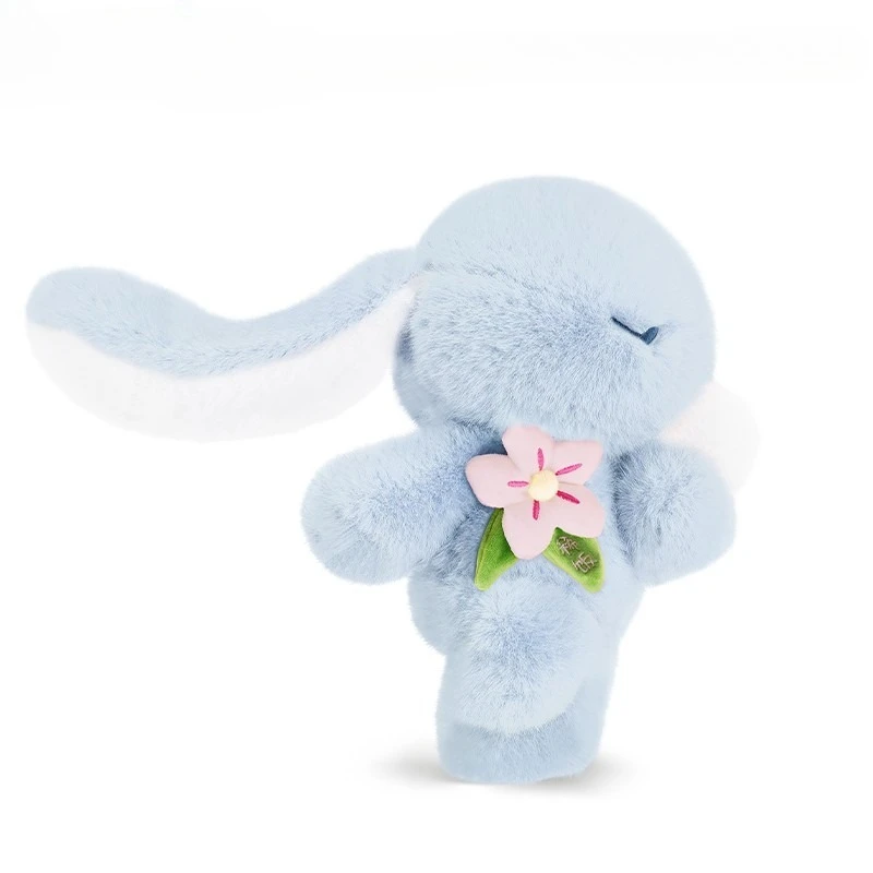 Adorável urso e coelho plushie duo, animais de pelúcia macios e combinando, lindo presente de amizade para o Natal