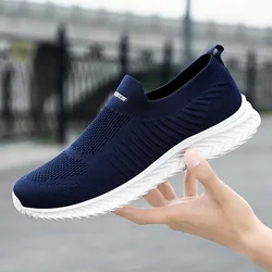 Shoes Men Vulcanize  Mesh Men Shoes Lightweight Comfortable Men's Sneakers 2023 Autumn Fashion Slip On Flats Shoes Male Loafers