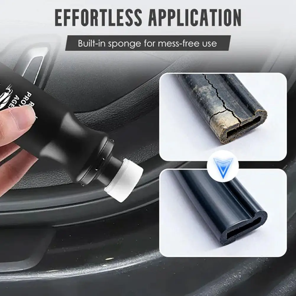 عامل صيانة الشريط المطاطي للسيارات لإصلاح الشيخوخة، وشرائط عزل ممسحة النافذة والباب، ومواد التشحيم الناعمة، وهيلي N2E8 #4