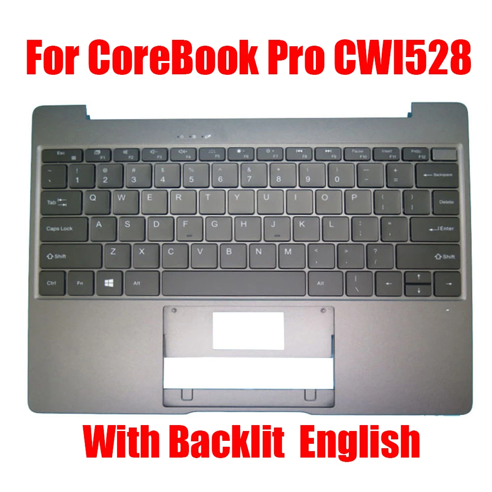 

Laptop Palmrest For Chuwi For CoreBook Pro 13 CWI528 With Backlit English US Keyboard Black Upper Case New