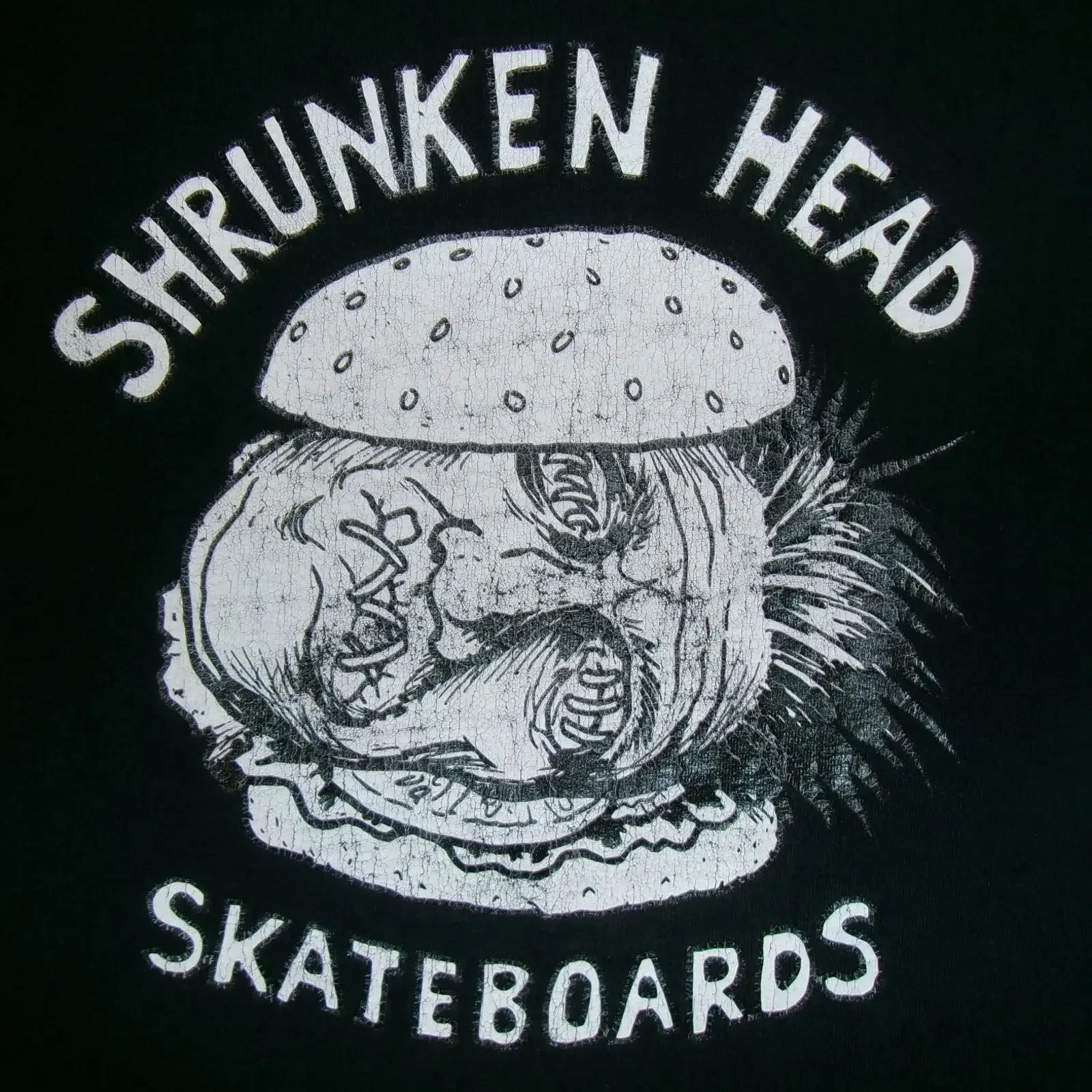SHRUNKEN HEAD SKATEBOARDS T SHIRT XL RIP CITY PDX PORTLAND OR LOCAL SKATE SHOP vintage Washed designer clothes Stylish fashion