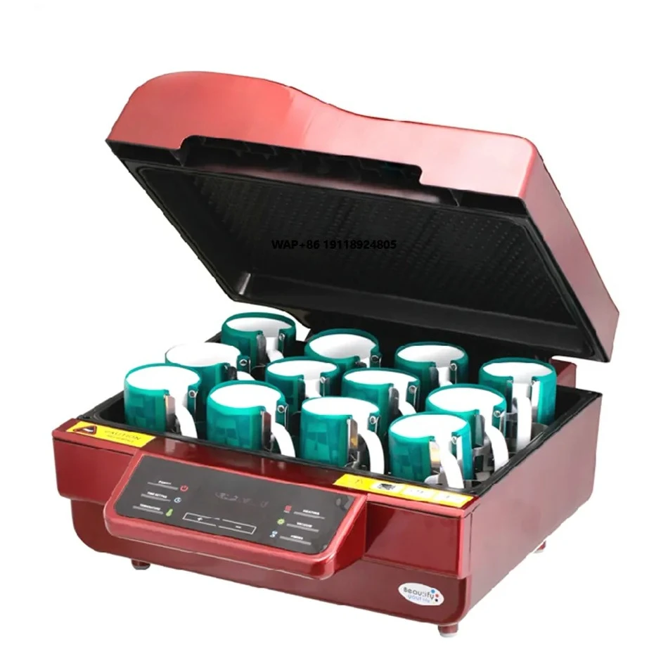 

3D Automatic Cell Phone case Mug Thermal Transfer Printing Heat Press 3D Sublimation Machine ST-3042