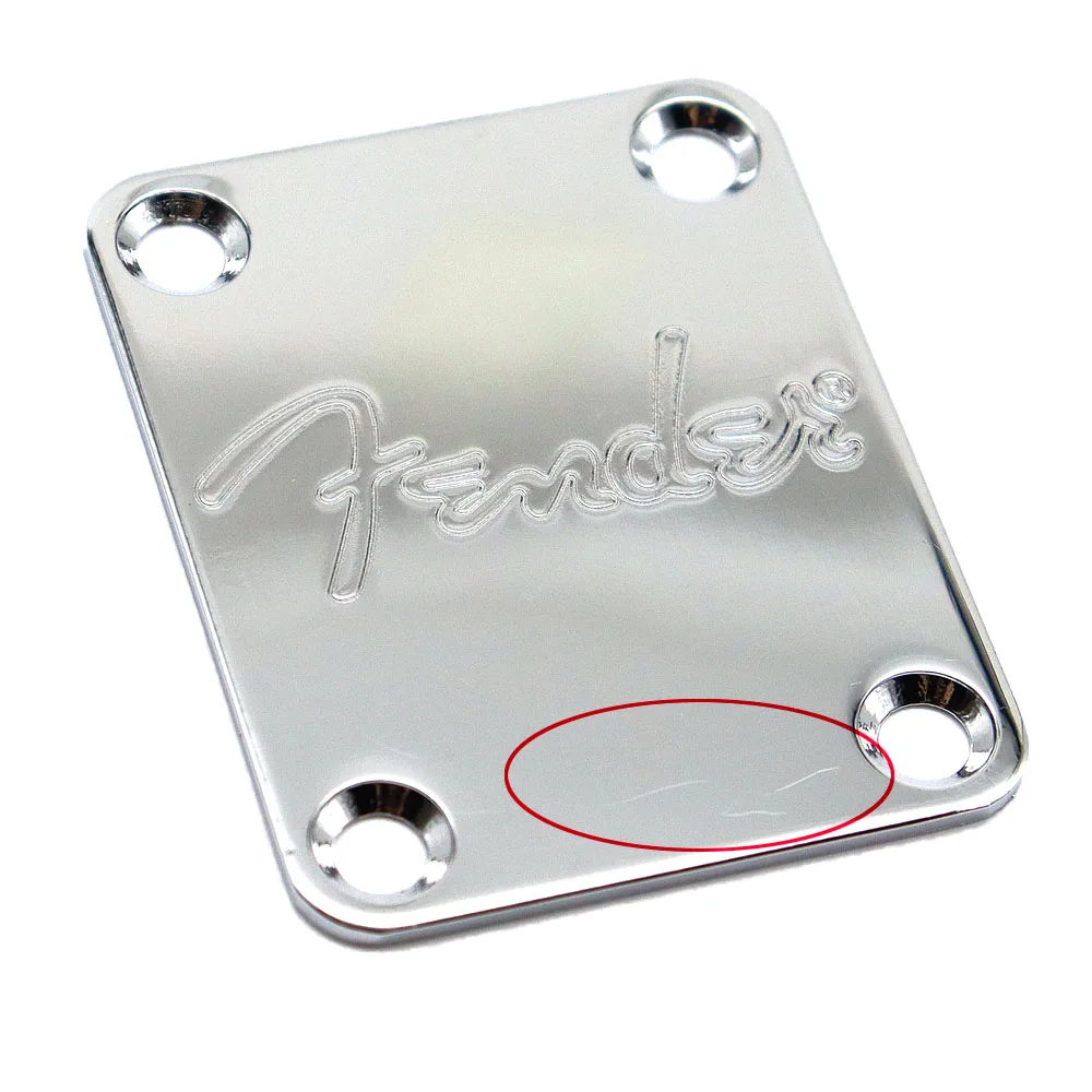 1pcs Guitar Neck Plate with logo for ST TL Electric Guitar