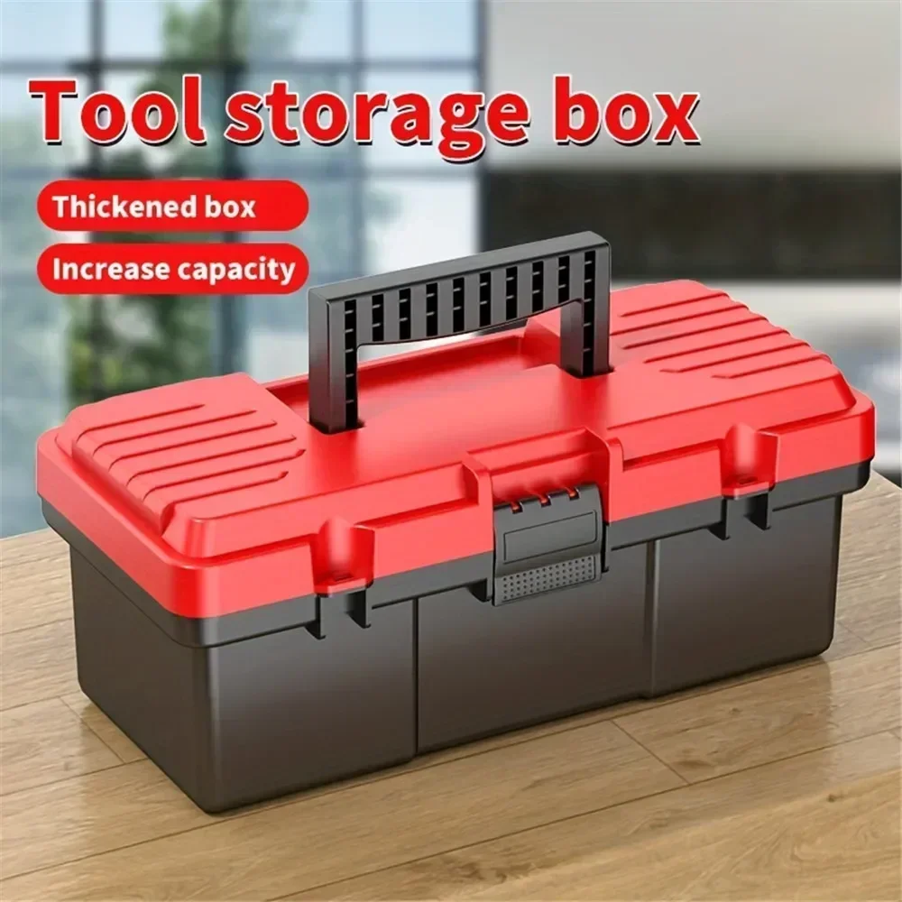 New Portable Household Large Industrial Storage Box Multifunctional Vehicle Hardware Mounted Tool Box Art Tool Electrician Box