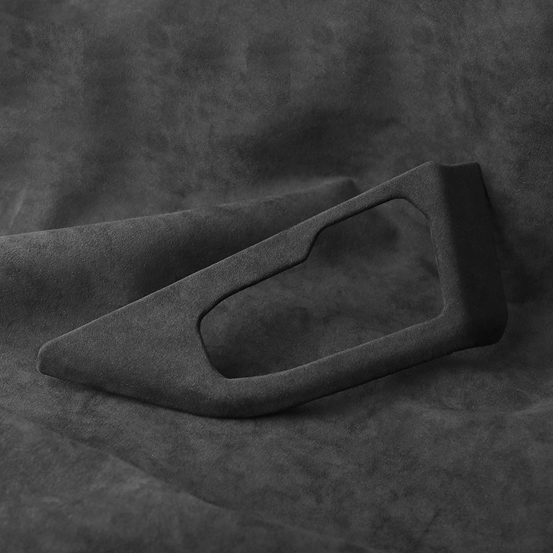 

For ZEEKR 001 2021 2022 2023 Italian Suede Overlay Interior Accessory Car Center Console Gear Shift Panel Decor Cover Sticker