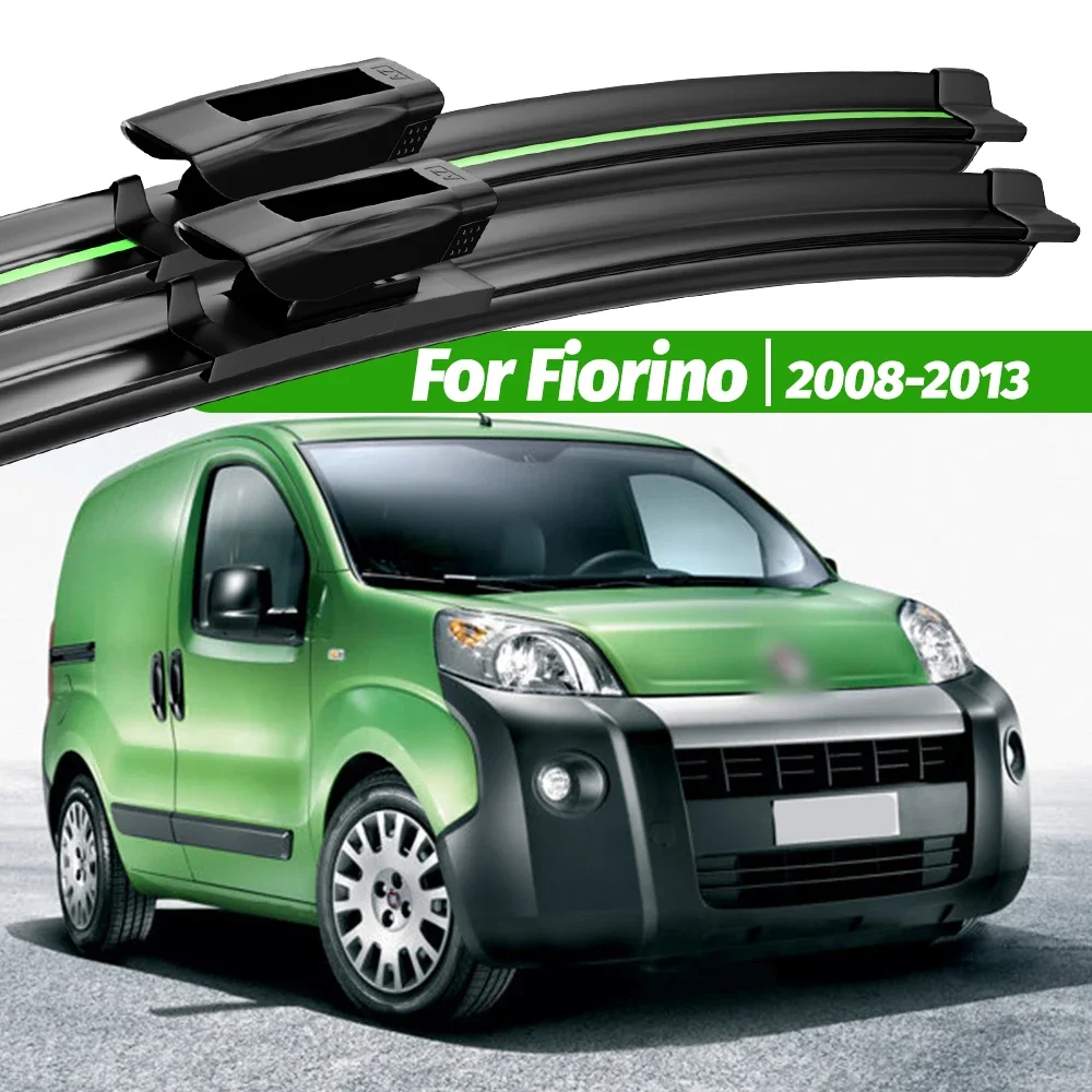 

For Fiat Fiorino 2008-2013 2pcs Front Windshield Wiper Blades 2009 2010 2011 2012 Windscreen Window Accessories