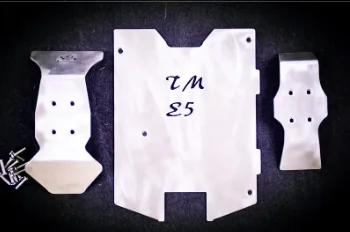 

Stainless steel chassis armor Chassis guard for TEAM MAGIC TM E5