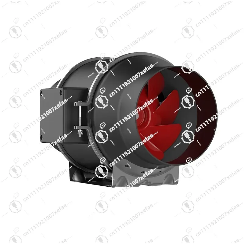6 inch 50w low noise EC motor speed in-line duct fan mixed flow exhaust blower 220V
