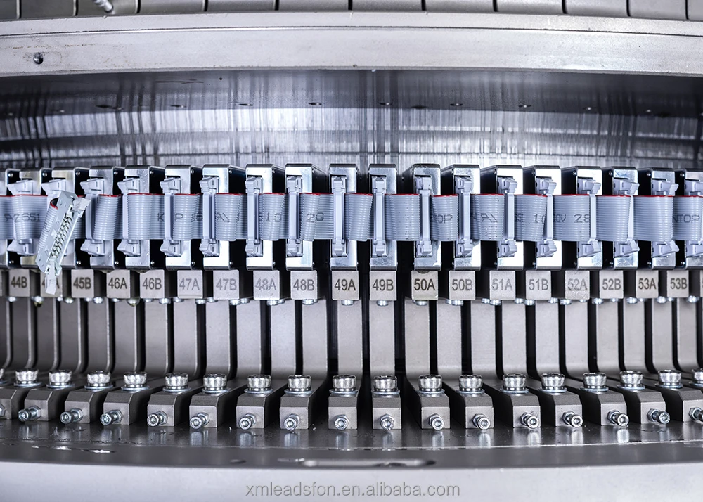 Máquina de tricô circular de camisa jacquard dupla LEADSFON