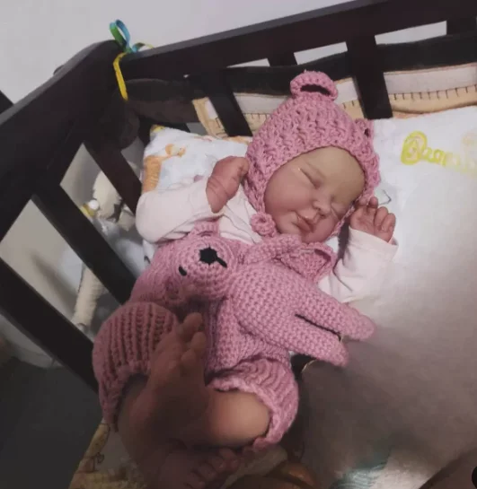 50cm valentina preemie pano corpo silicone boneca do bebê realista mini boneca reborn melhor aniversário presente de natal brinquedo
