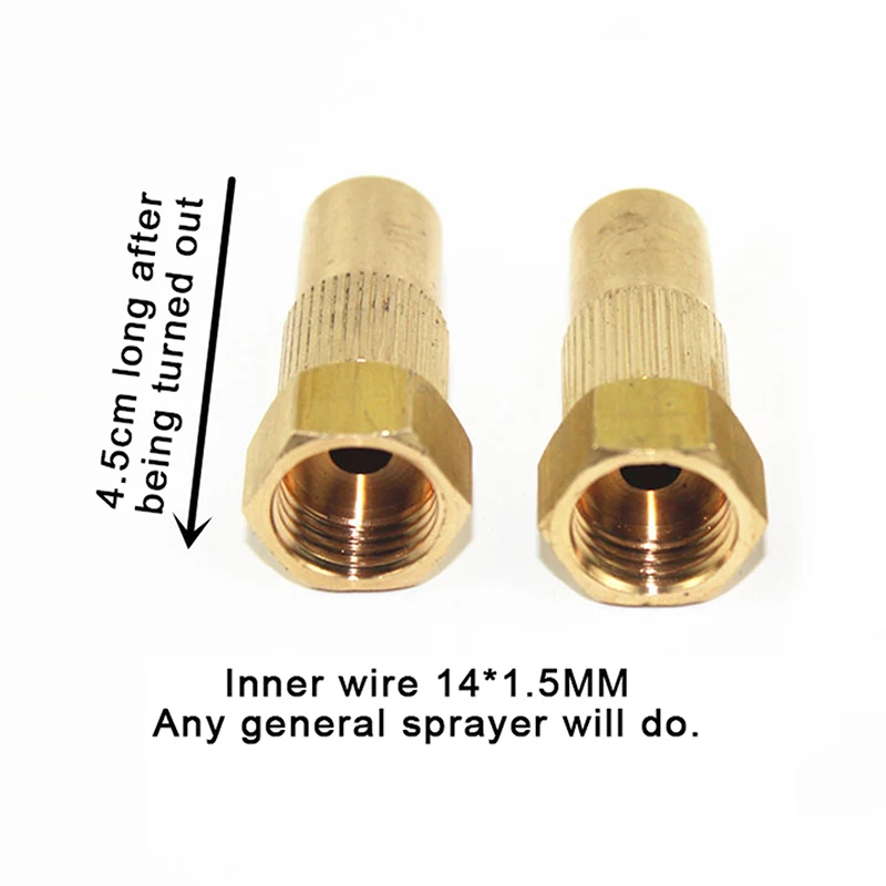 Boquilla de riego agrícola, boquilla de cerámica ajustable de 16x41x8MM, instalación sin esfuerzo con pulverizador ajustable