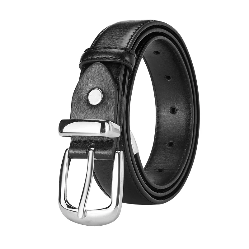 

Новый модный женский однотонный ремень, простой сплав с пряжкой из искусственной кожи, повседневный декоративный ремень для женщин