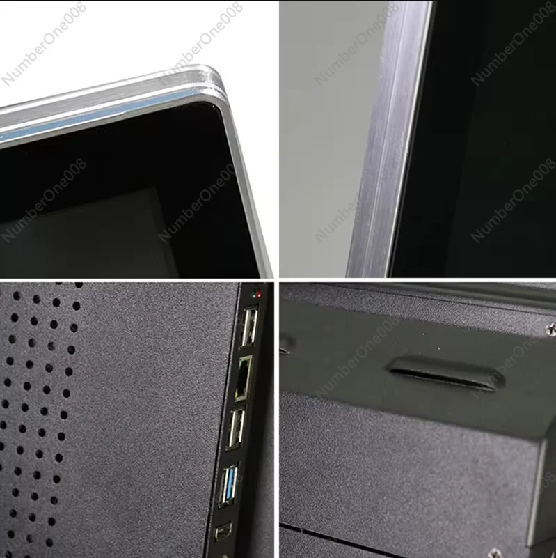 الكل في واحد شاشة تعمل باللمس الكمبيوتر أندرويد 11 & Win10/Win11 Dual OS 4K شاشة لافتات رقمية مثبتة على الحائط شاشة سعوية