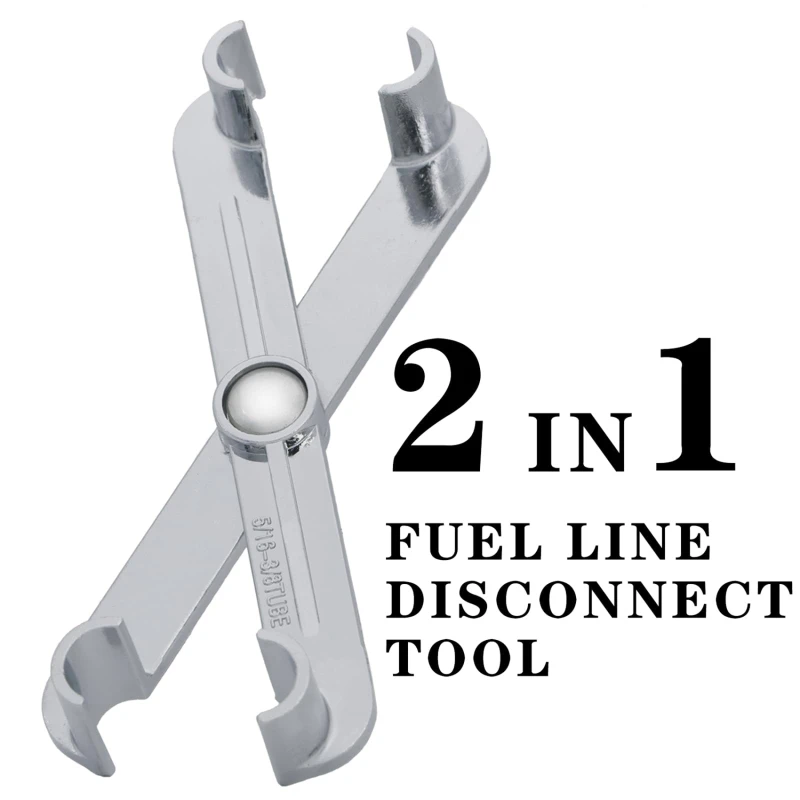 Car Fuel Line 3/8\'\' 5/16\'\' Scissor Type Quick Disconnect Tool Silver Zinc Alloy For GM For Ford For Mazda