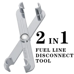 Car Fuel Line 3/8'' 5/16'' Scissor Type Quick Disconnect Tool Silver Zinc Alloy For GM For Ford For Mazda