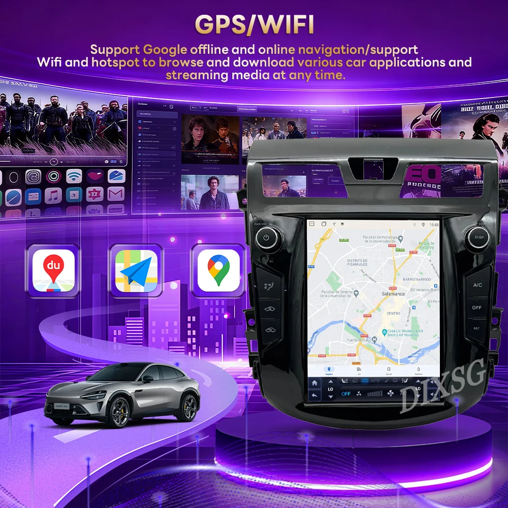 9.7" Android15 Tesla Screen 2din For Nissan Teana Altima 2013-2018 Car Radio GPS Navigation CarPlay Auto Multimedia Player 4G BT view 3