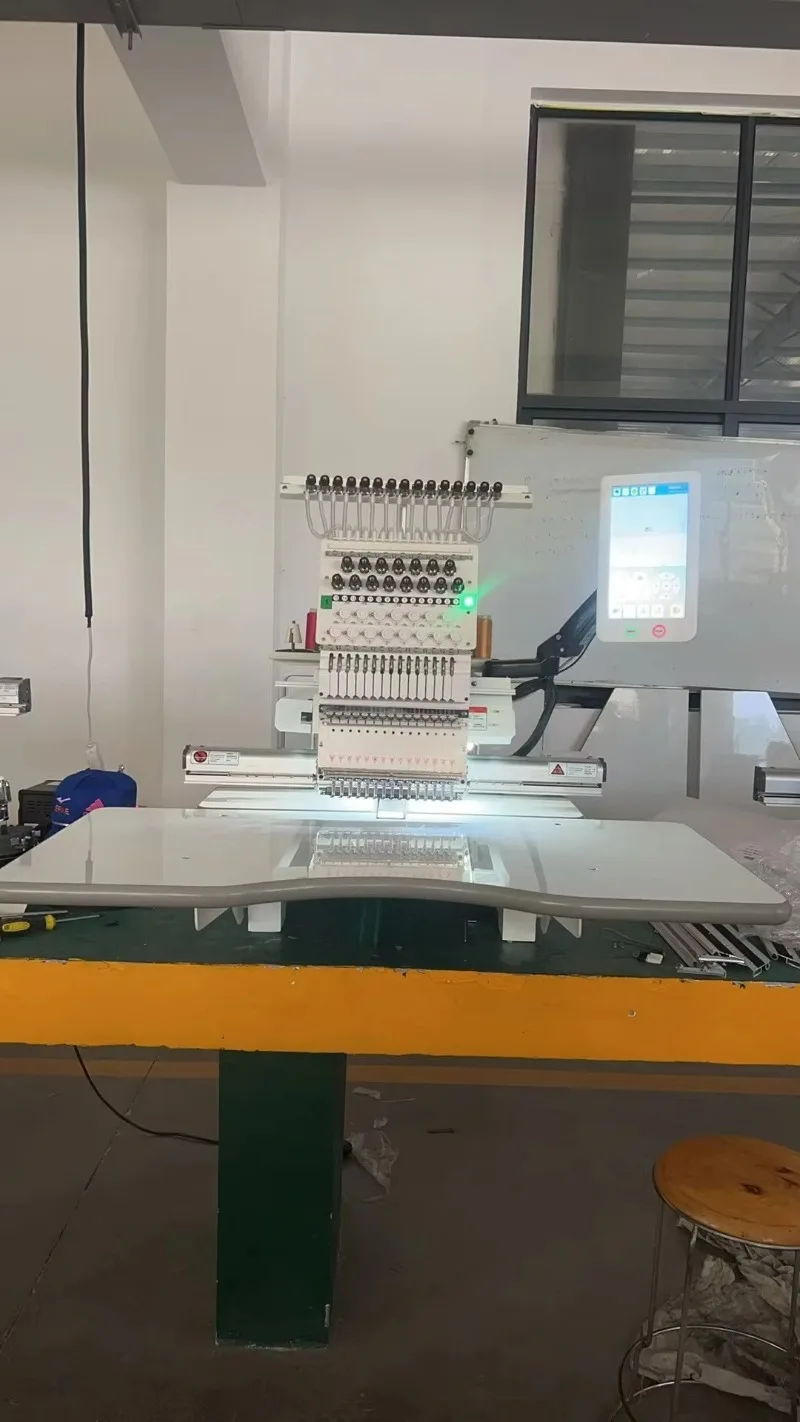 High Precision Embroidery Machine Computerized Equipment For Towel Cap And Uniform Embroidery Business