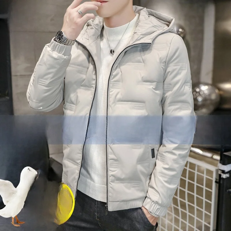 

Men's down Jaet Lightweight Hooded Anti-Wind Cold Proof Autumn Winter New Sle Cotton Padded Coat Warmth Outerwear