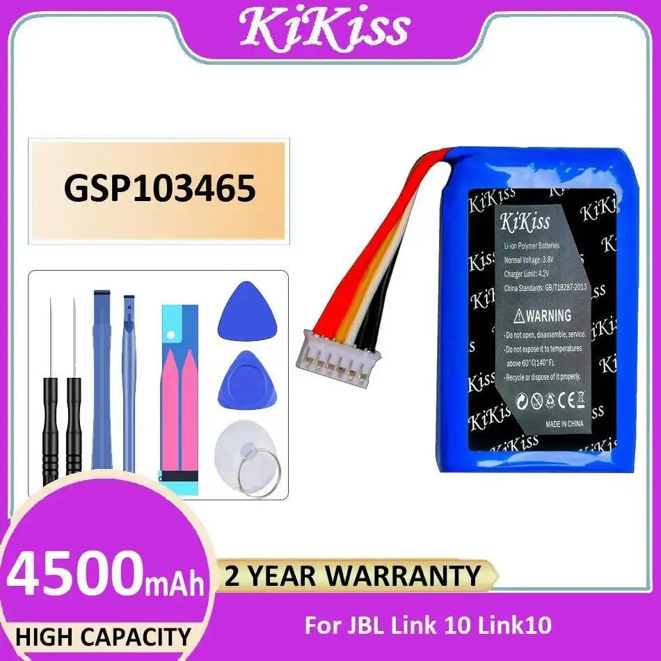 

4500Mah Bluetooth Wireless Speaker Battery For Jbl Link 10 Link10 GSP103465 Safe