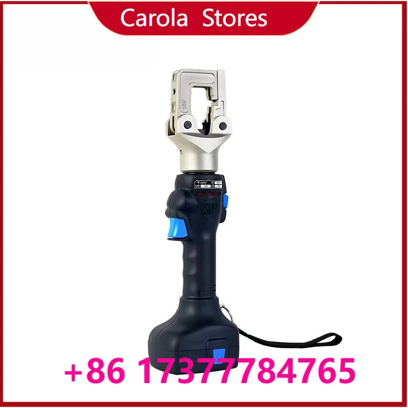 B40-50D Lightweight Cordless Hydraulic Cable Crimping Tool,14.4V Powered Crimper for 6-50mm² Copper Aluminum