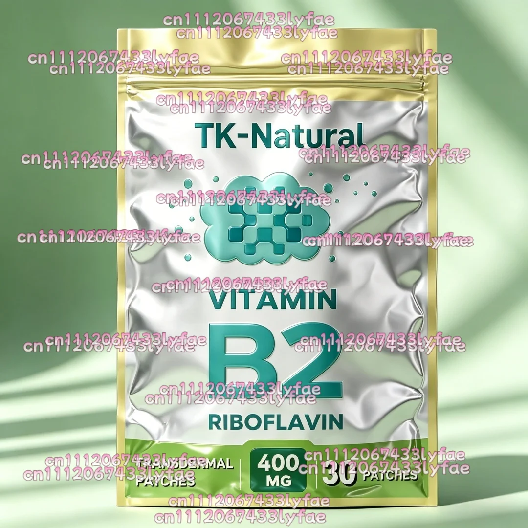 30 Patches Vitamin B2 Transdermal Patches Support Energy, Skin & Cellular Health Nervous System