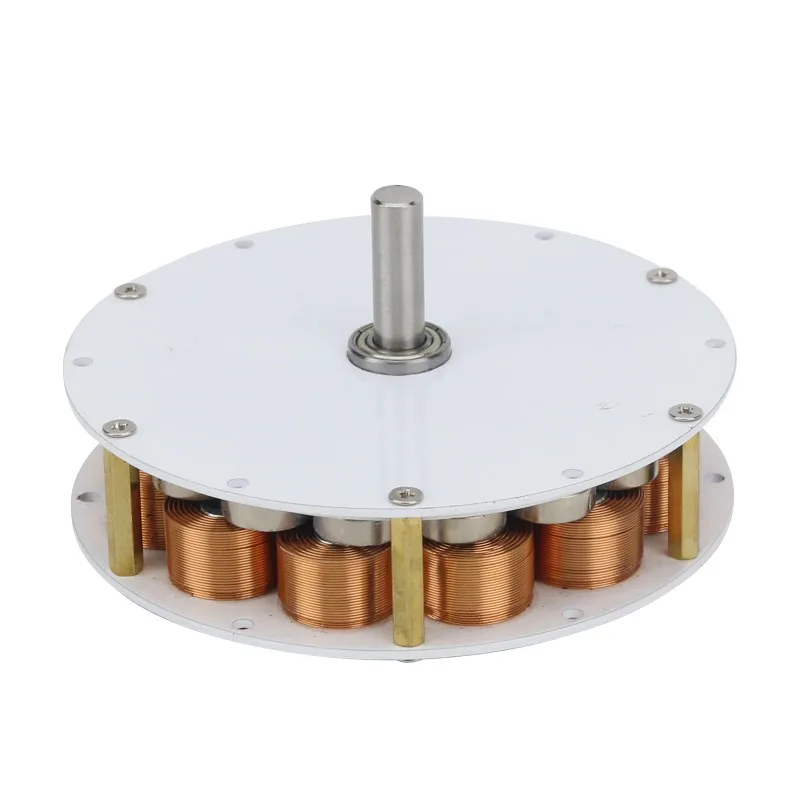 

Micro disc type with iron core generator, low speed, high power generation, multi-pole, three-phase alternator