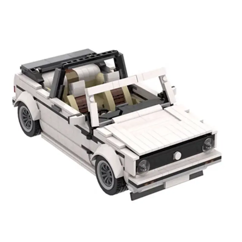  Technical MK1 Cabriolet Speed Champions Super Convertible Cars Building Blocks Bricks Set Kids Toys Gifts For Boys & Girls