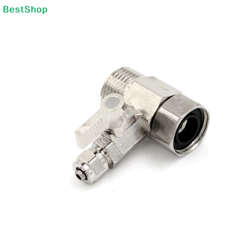 〔R〕Feed Water Filter Purifier Adapter 1/2'' to 1/4'' Ball Valve Faucet Tap Safe Water purifier valve Brass pure copper