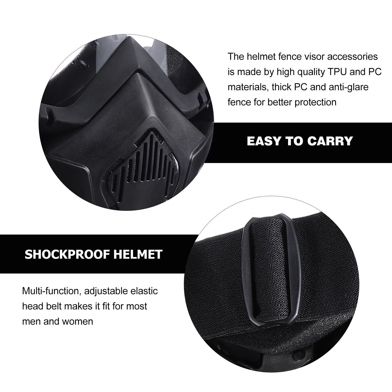 แว่นตารถจักรยานยนต์สําหรับขี่รั้วเลนส์ความปลอดภัยWindproof Shield Retroขี่จักรยานVisorหมวกกันน็อคจักรยาน