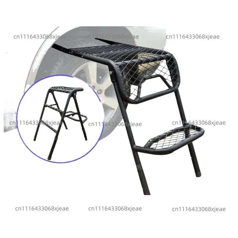 Folding Ladder and Table Combination with Durable Lightweight Structure,Multi-Functional Camp Tool for  Travel,Camping