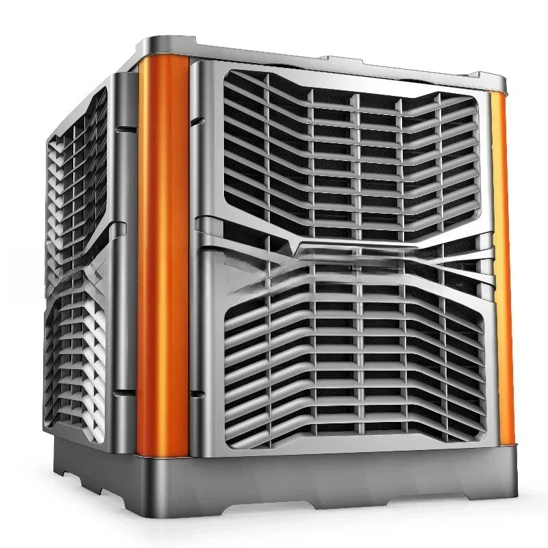 

35000 cubic meters/h bottom discharge evaporative air cooler axial fan
