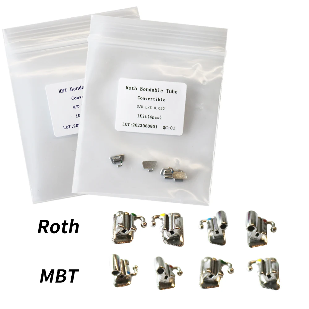 10Packs 40Pcs 1St Mesh Base Roth MBT 022 U2L1 Convertible B/u/c/c/a/l Tube