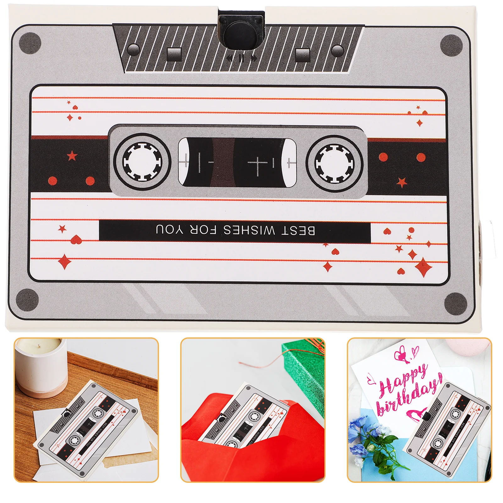 

Записываемая музыкальная открытка на день рождения с очаровательным дизайном и качественной отделкой для искренних пожеланий