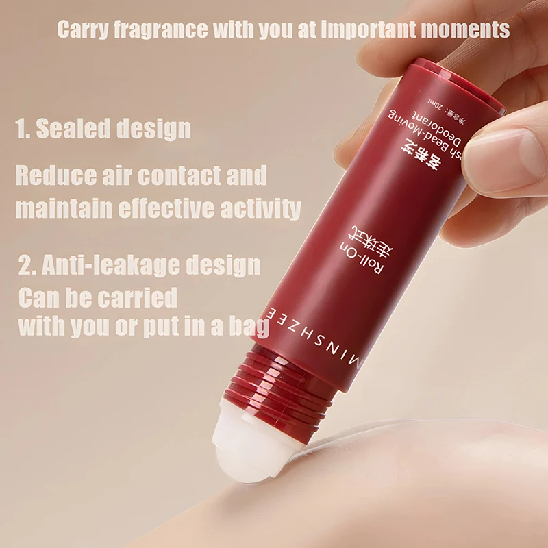 Roll-on Perfumed Deodorant for Underarm Perspiration Roll-On Perfumed PerSpiration  Wilderness Rose jasmine White Peach New