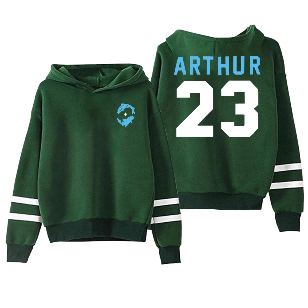 

GF James Arthur 23 Logo Hoodie 2025 The Pisces World Tour Pocketless Parallel Bars Sleeve Streetwear Women Men Hooded Sweatshirt