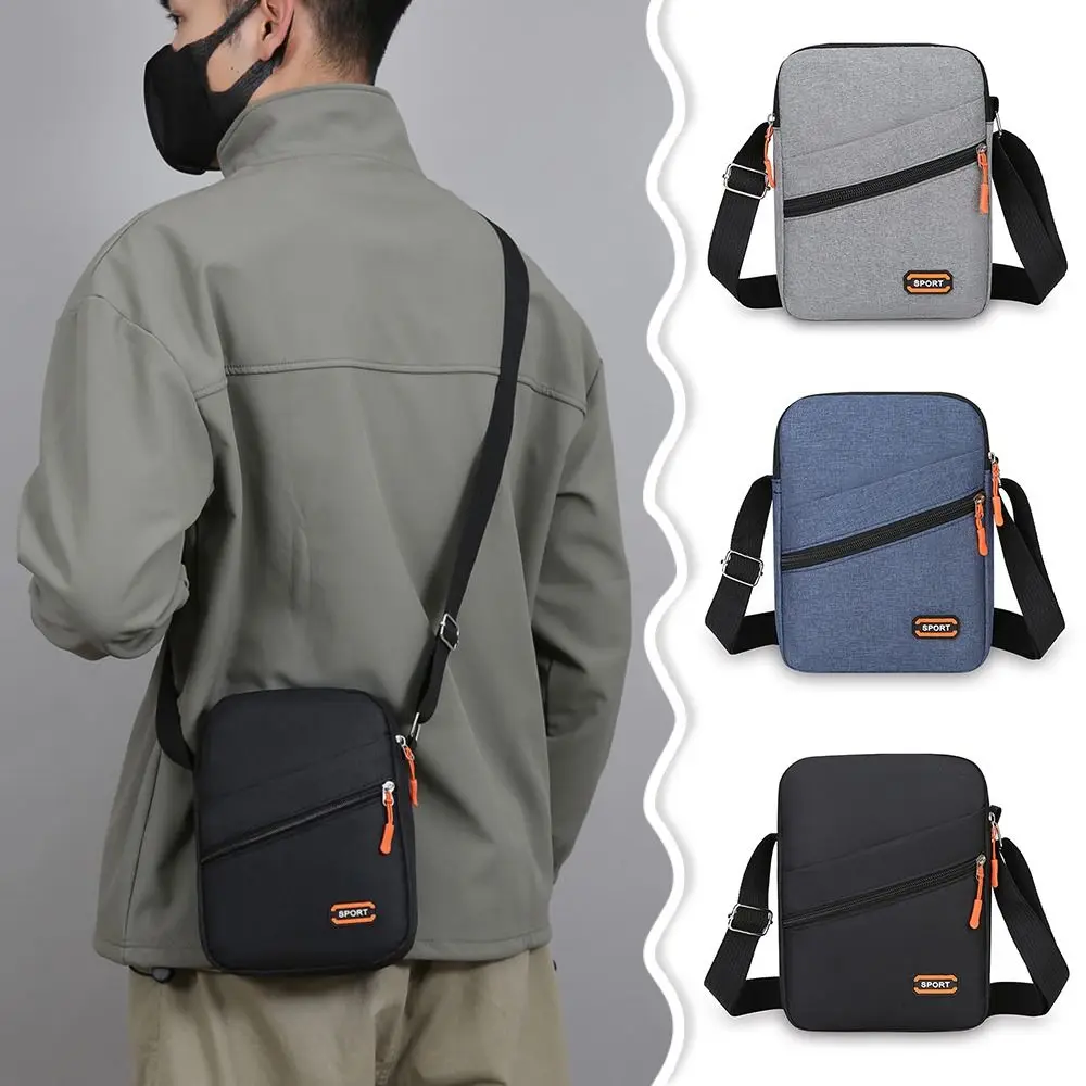 New Oxford Shoulder Bags Waterproof Large Capacity Men Crossbody Bags Wear-resistant Sports Chest Bag