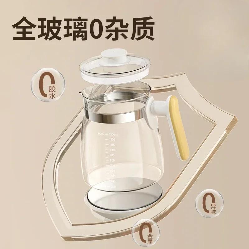 household new All-glass thermostatic kettle, bottle sterilizer, two-in-one baby brewing milk, heating thermostat, milk warmer