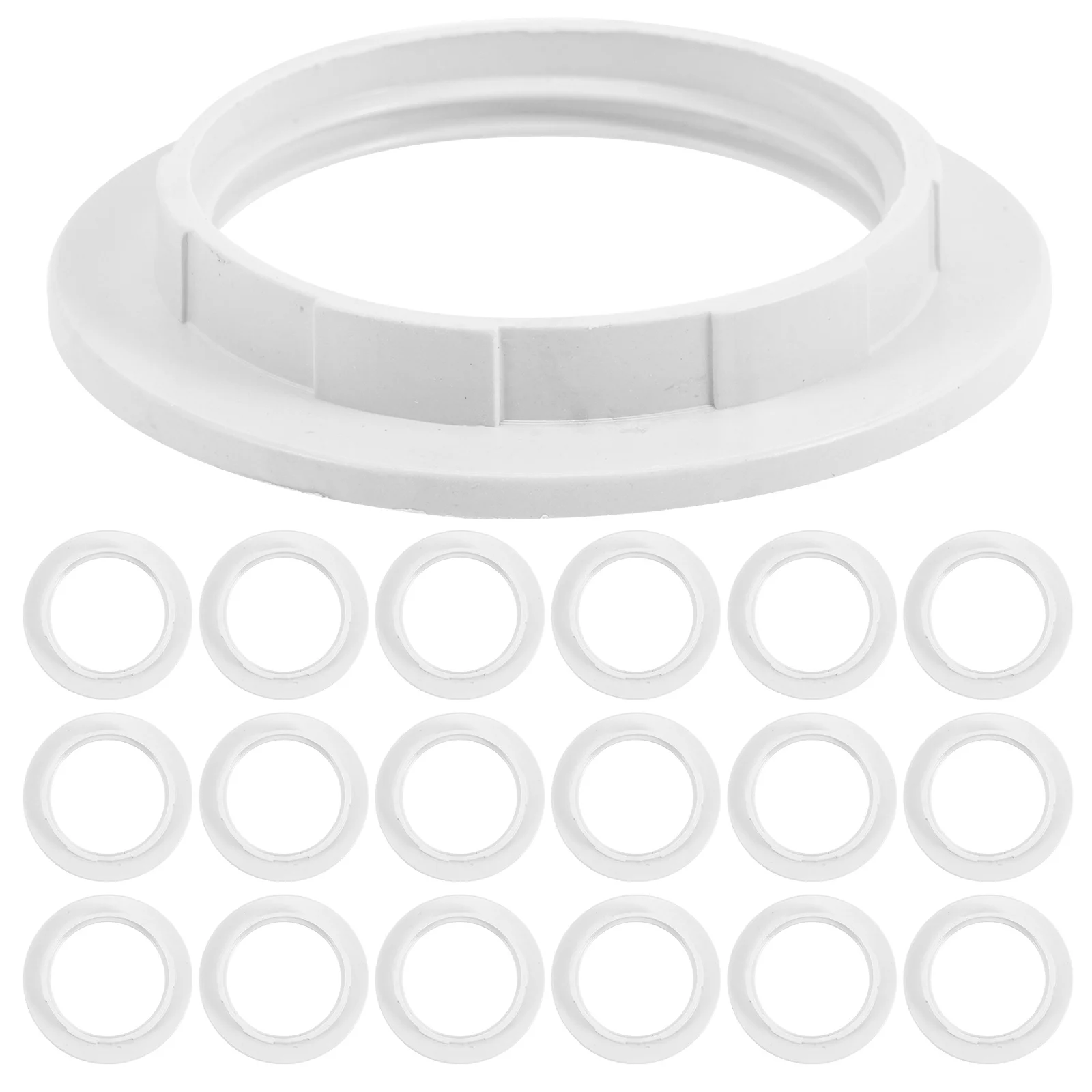 

20pcs Lamp Shade Ring E27 Replacement Plastic Holder For Table Floor Lamp Chandelier Pendant Ceiling Light Fixture Parts