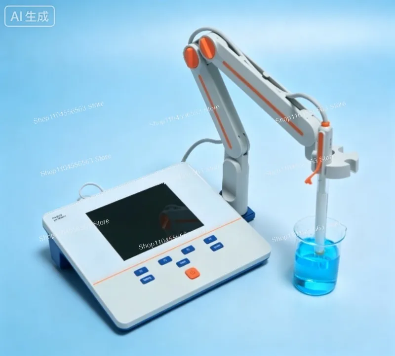 

PH300F Benchtop pH Meter: 0.01 Accuracy, 5-Point Calibration, LCD Display, Lab Equipment