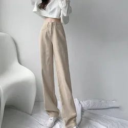 2023 New High Waist Wide Leg Jeans Women Casual Big Size Baggy Straight Denim Pants Korean Streetwear Vintage Cozy Pantalones