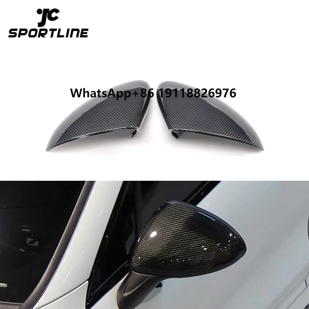 

Direct Replacement Carbon Front Side Car Door Mirror Covering for Porsche Cayenn E 958