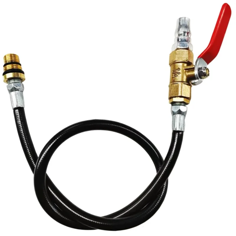 

Car Engine Air Valve Holder Pressure Pipe M12 M14 Thread to 1/4 NPT Cylinder Leakage Testing Assistant Tool with Ball Valve