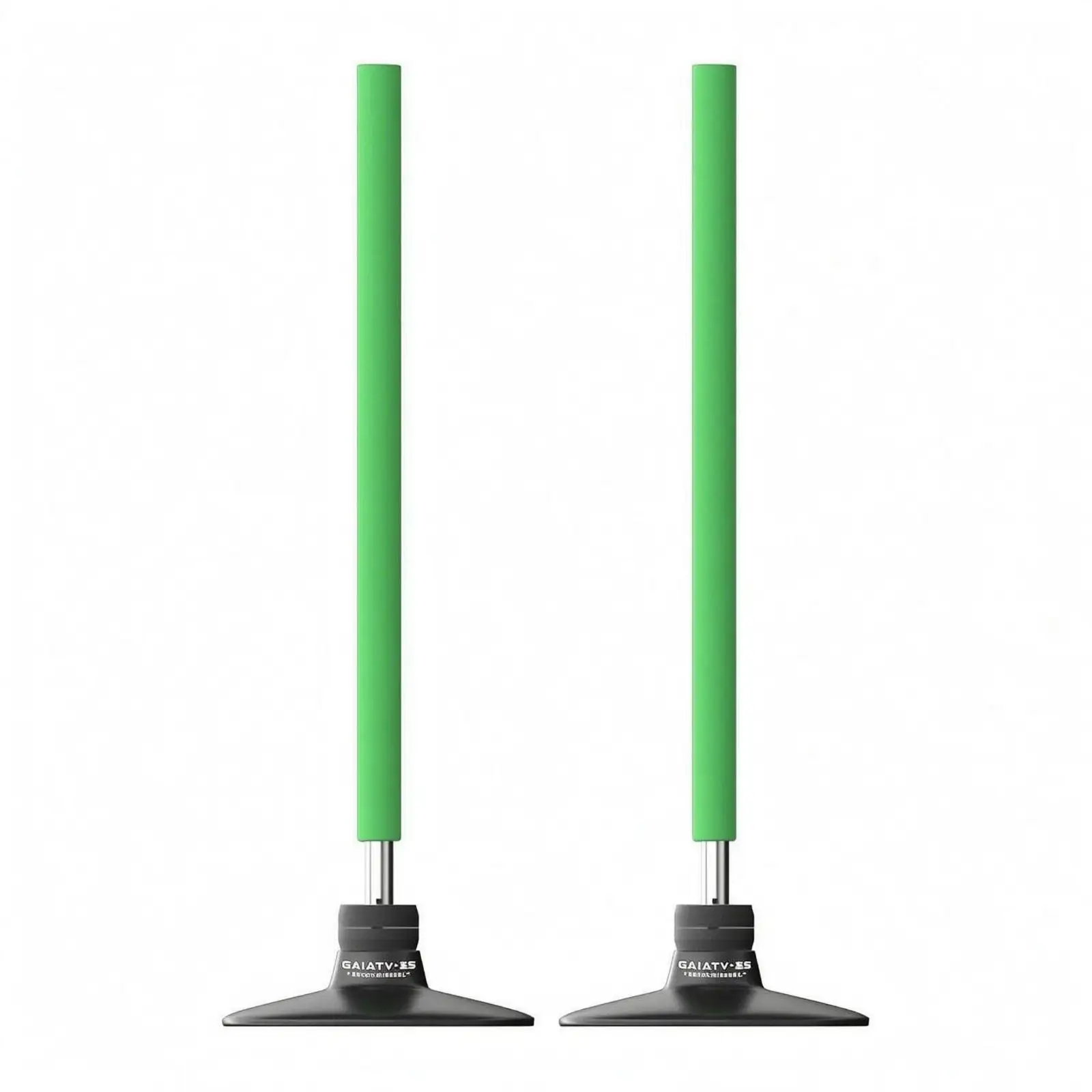 2 Pieces Agility Training Pole Foam Covered Sports Gear Weather-Resistant