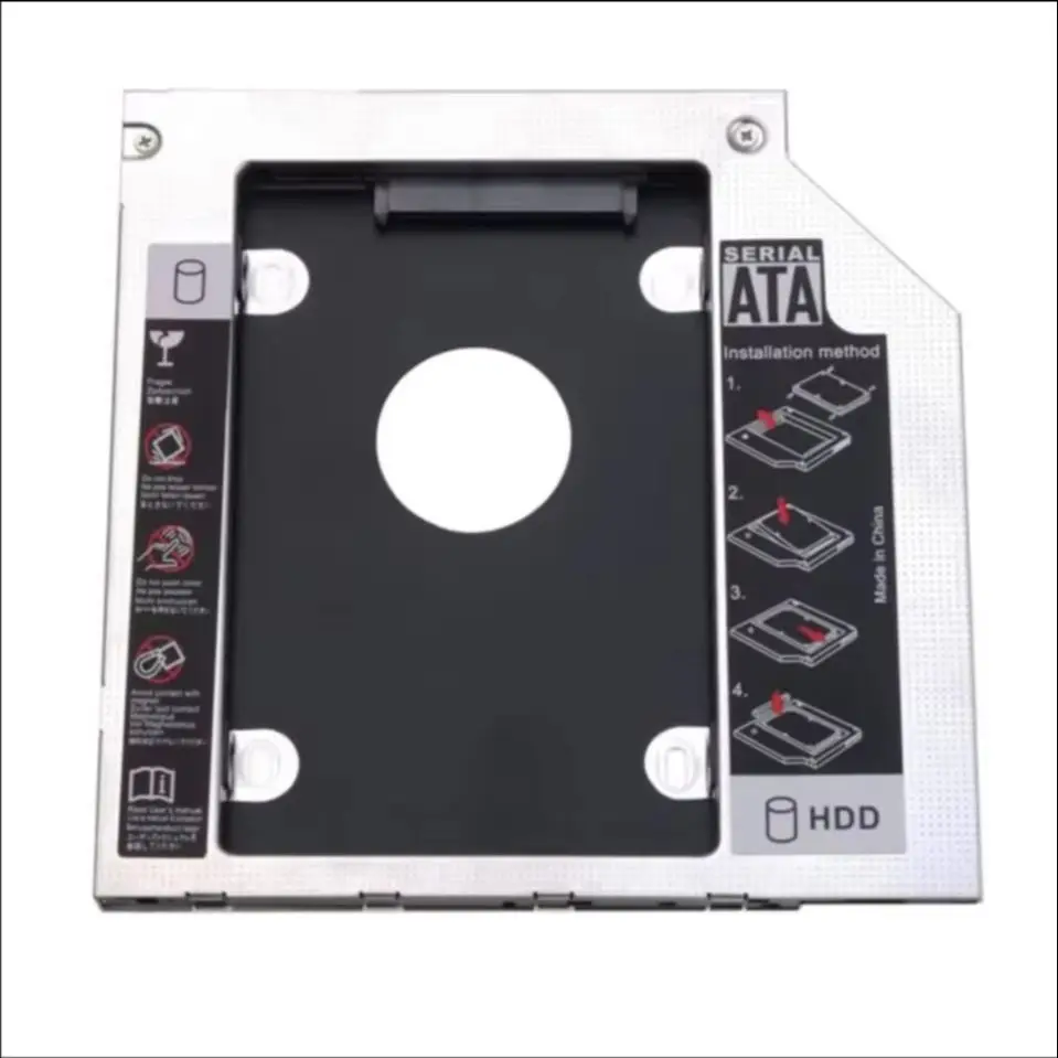 9.5mm 2nd 2.5 HDD Hard Drive Optical bay Caddy Bracket Tray for Toshiba C50D C55 C50-A-157 C50D-A-13G C75-A-14D C55-A C55-A5105
