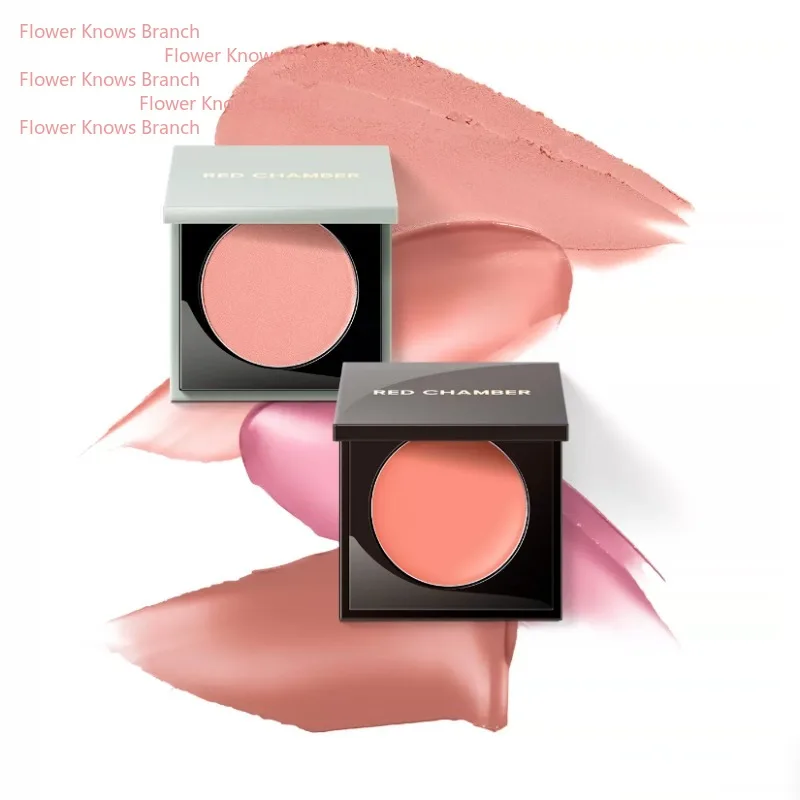 RED CHAMBER Multi-Use Lip & Cheek Blusher Balm 3-in-1 Lipstick,Blush & Lip Cream,Clean Beauty Formula Makeup Peach
